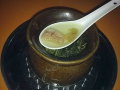 菜干南北杏炖猪肺，润肺止咳